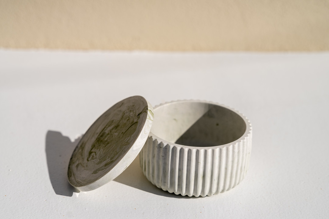 Potje met deksel (groot) - Pure Stone - Afbeelding 12