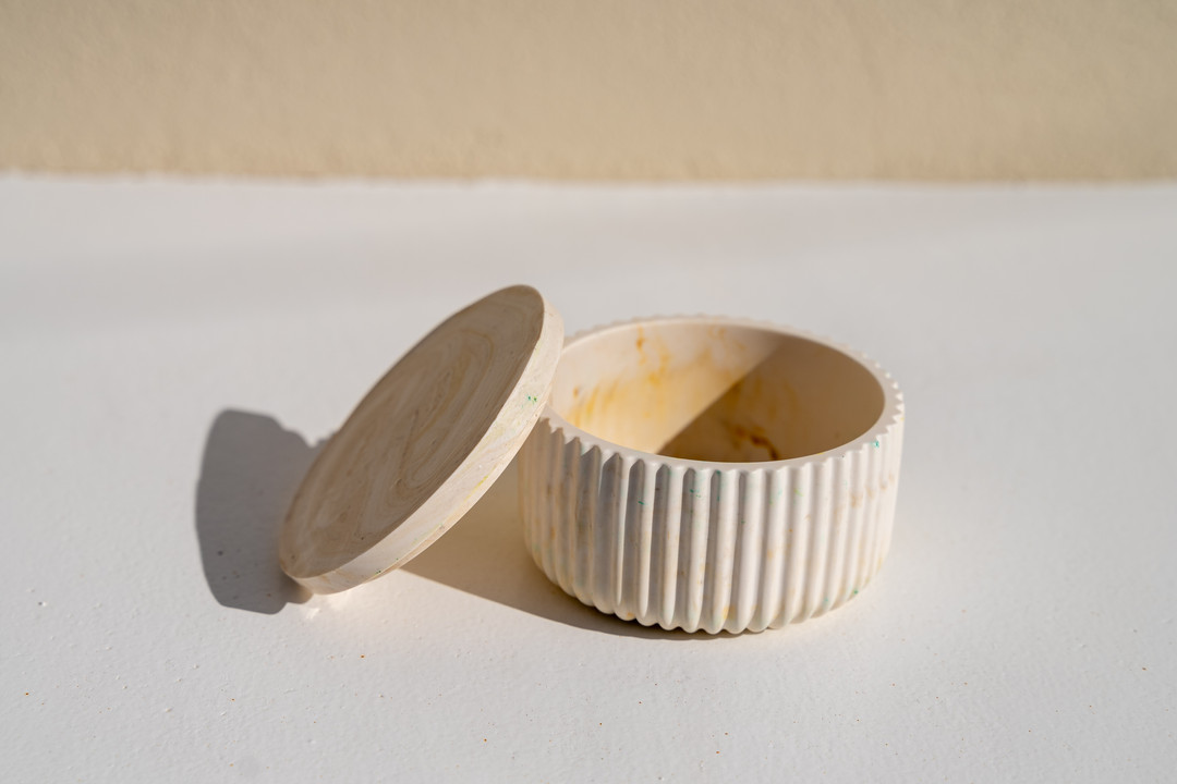 Potje met deksel (groot) - Pure Stone - Afbeelding 14