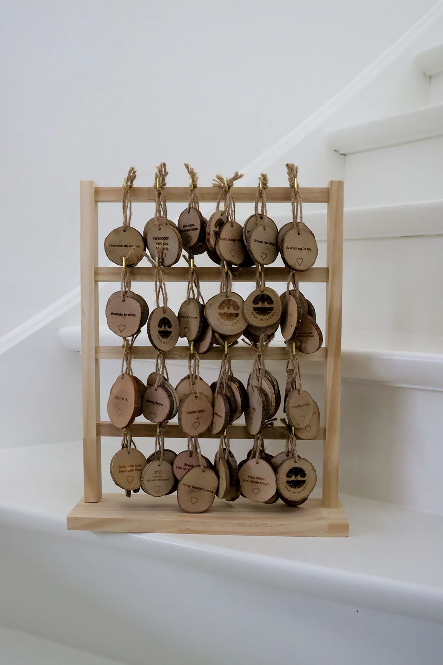 Houten sleutelhanger – Woorden die blijven - Afbeelding 2
