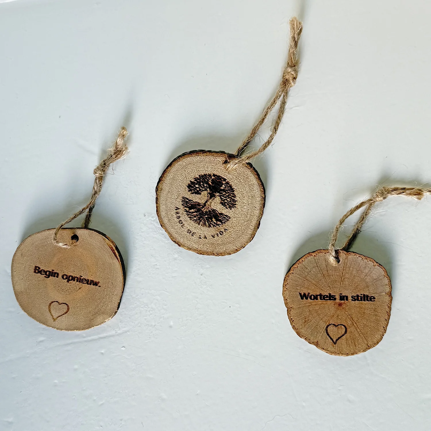 Houten sleutelhanger – Woorden die blijven - Afbeelding 3