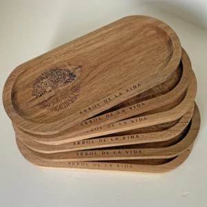 Koffie- of theeplankje (set van 6 stuks) - Roots of Life