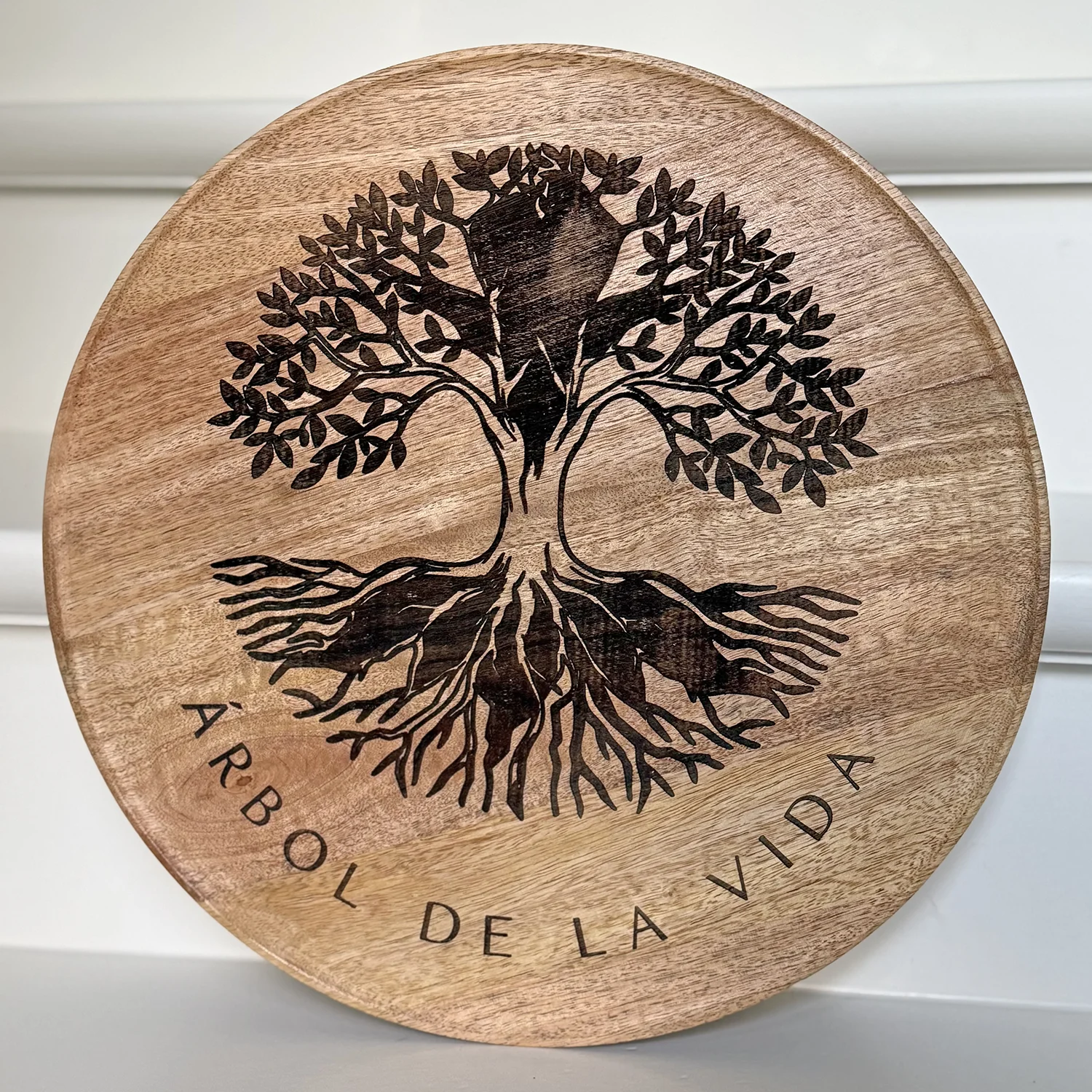 Ronde Serveerplank - Circle of Life - Afbeelding 2