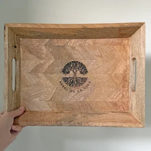 Houten Dienblad met Handvaten - Roots of Life