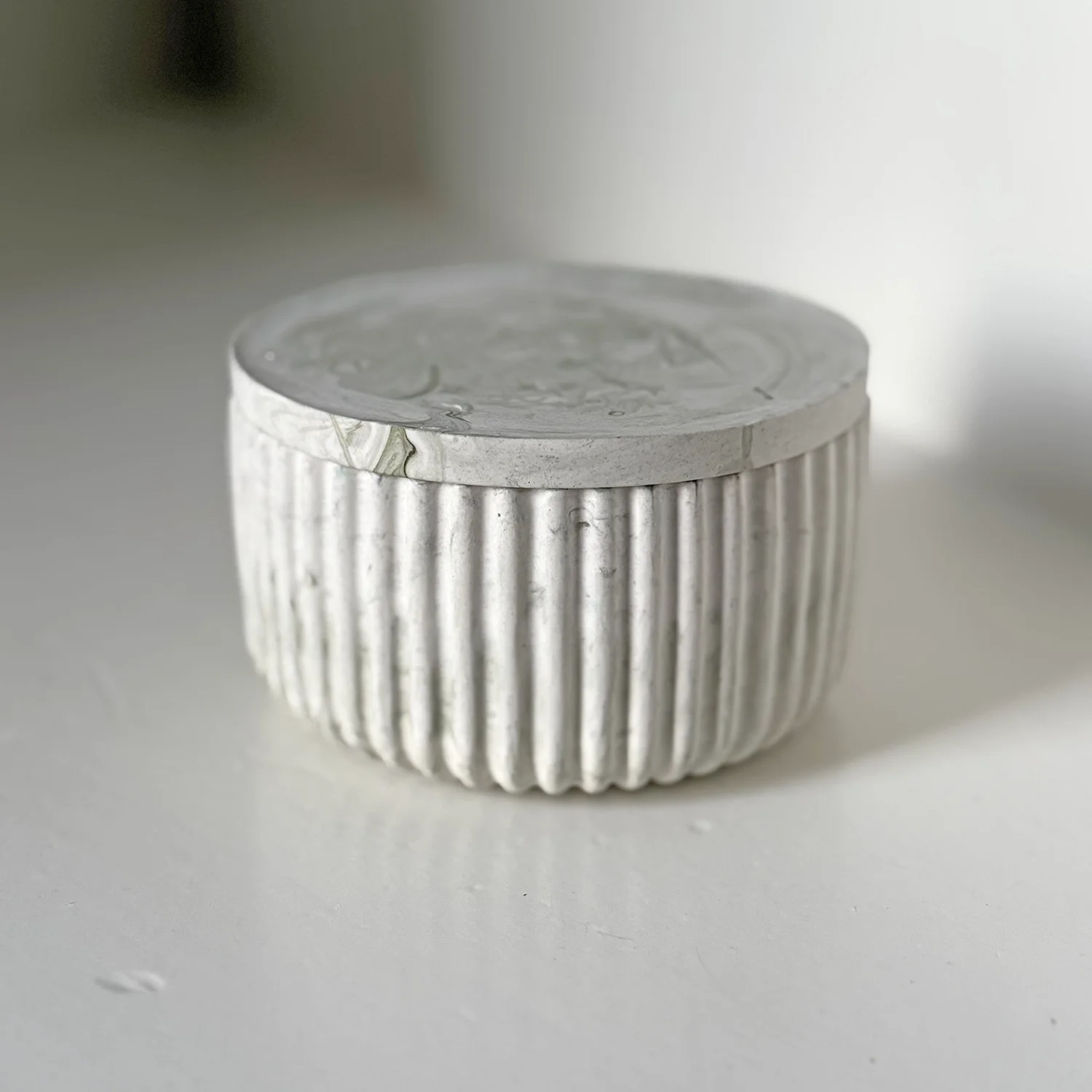Potje met deksel (groot) - Pure Stone - Afbeelding 5