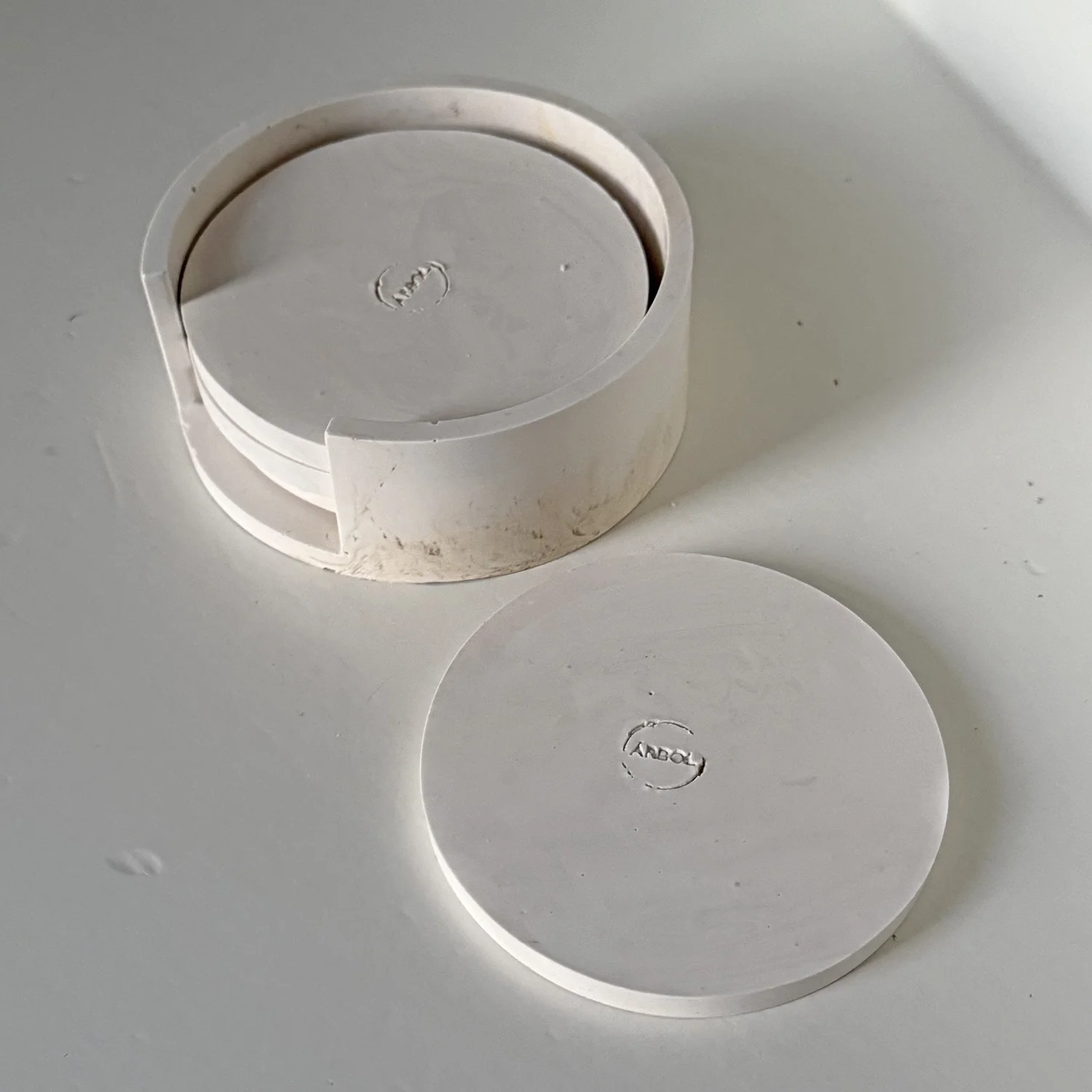 Pure Stone Coaster Set - 4 stuks - Afbeelding 2