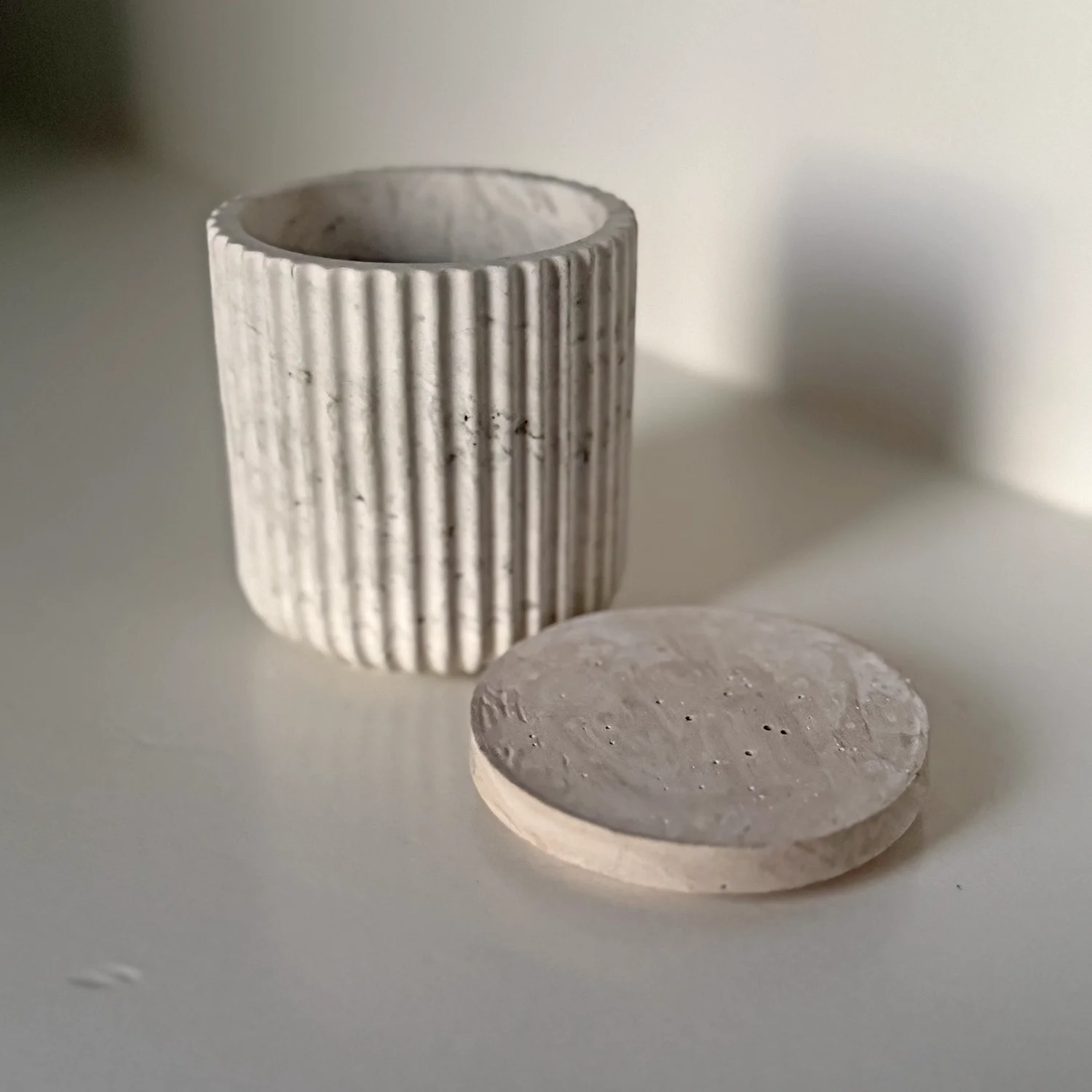 Potje met deksel (klein) - Pure Stone - Afbeelding 10