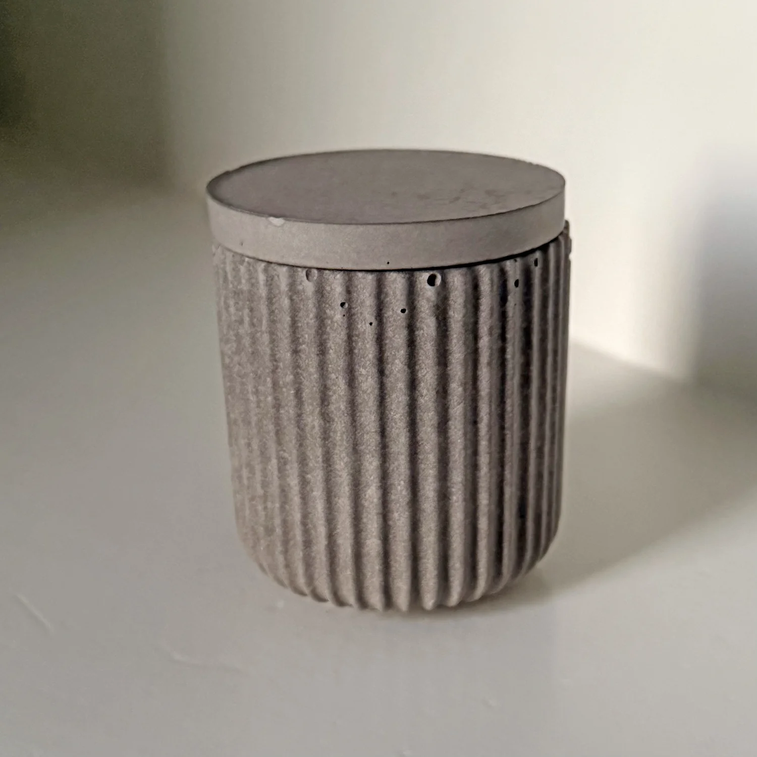 Potje met deksel (klein) - Pure Stone - Afbeelding 7