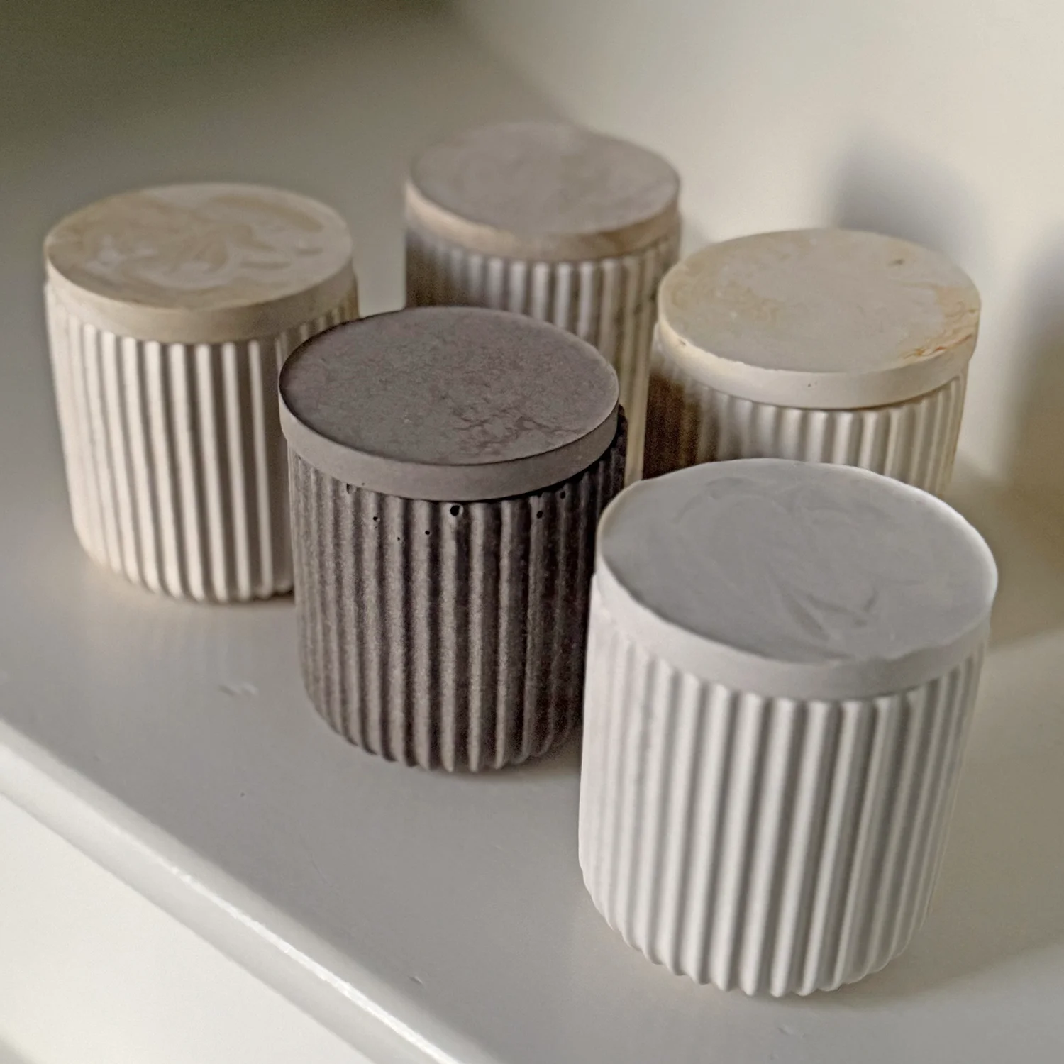 Potje met deksel (klein) - Pure Stone - Afbeelding 11