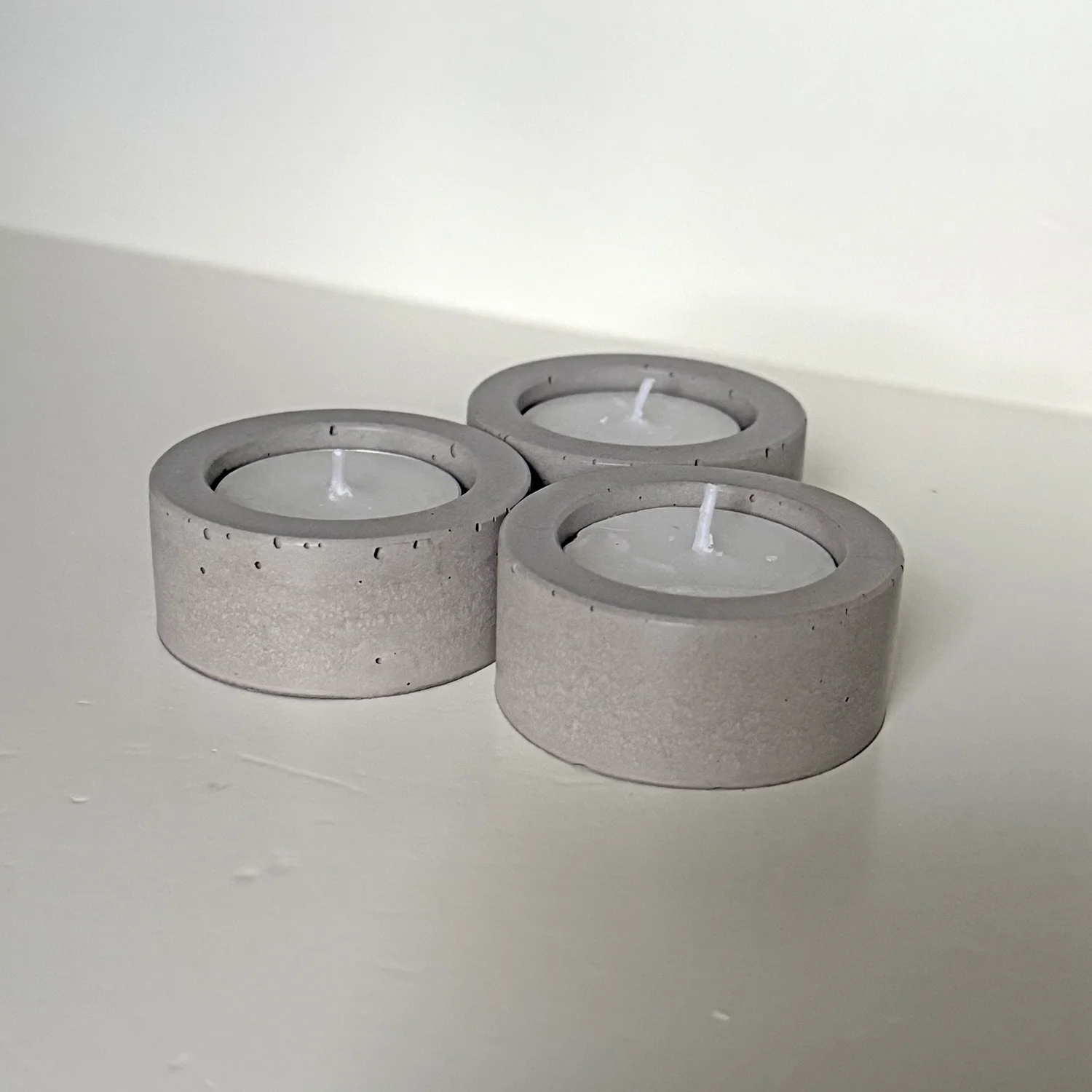 Trio Theelichtset - Pure Stone - Afbeelding 2
