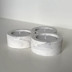 Trio Theelichtset - Pure Stone