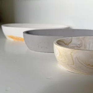 Ovale Kom (middel) - Pure Stone