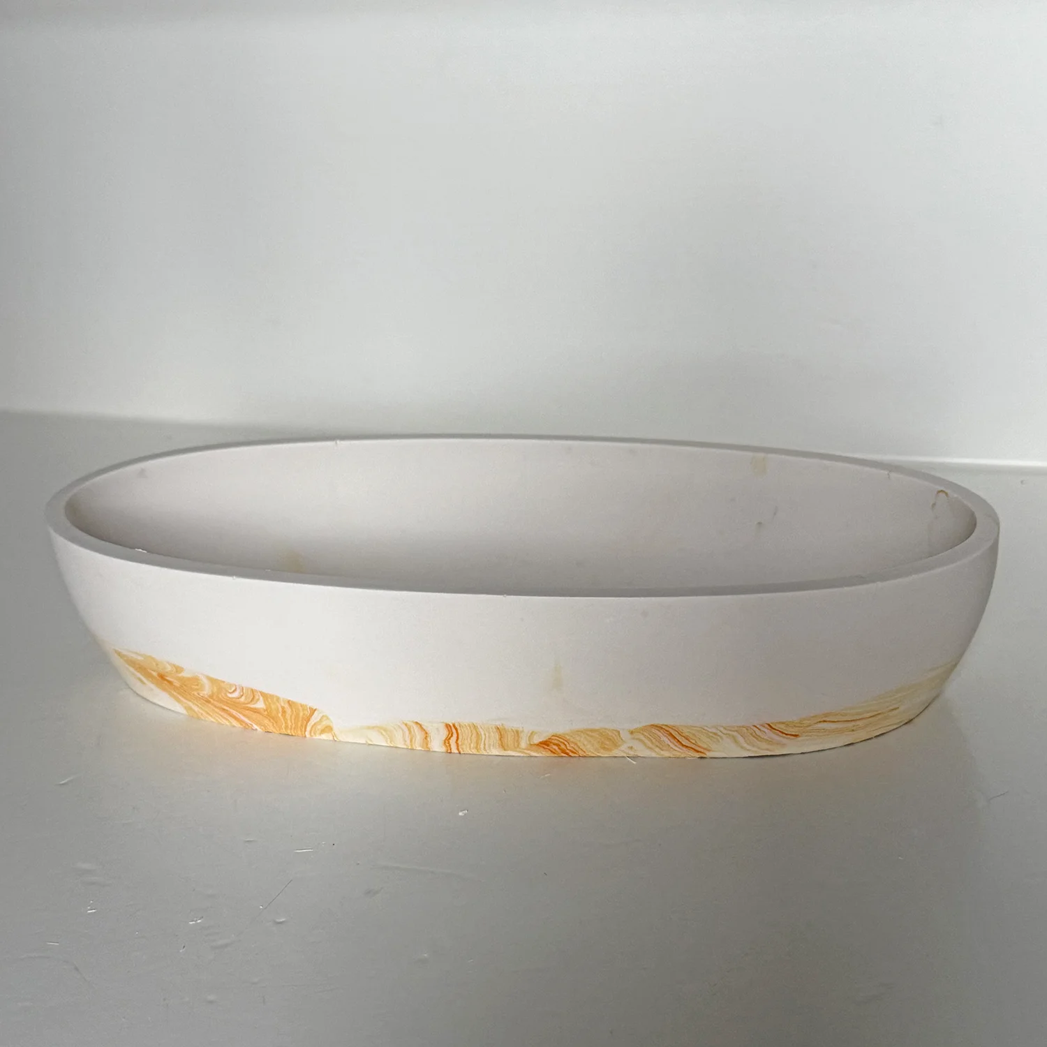 Ovale Kom (middel) - Pure Stone - Afbeelding 7