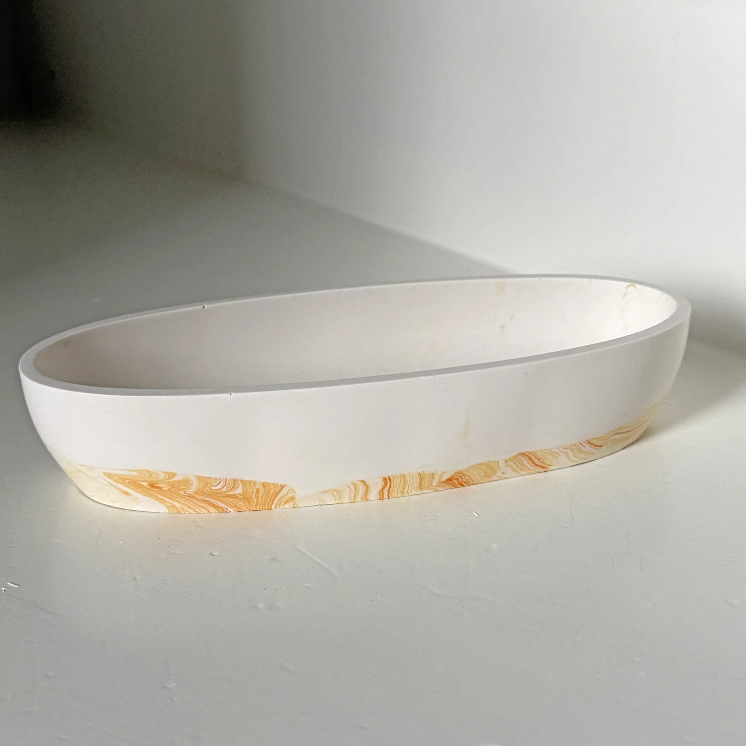 Ovale Kom (middel) - Pure Stone - Afbeelding 3