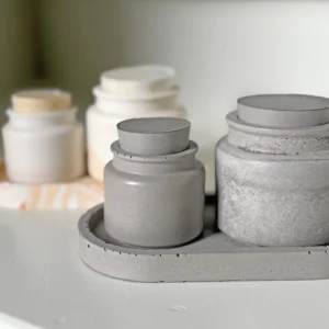 Set Handmade Potjes - Pure Stone