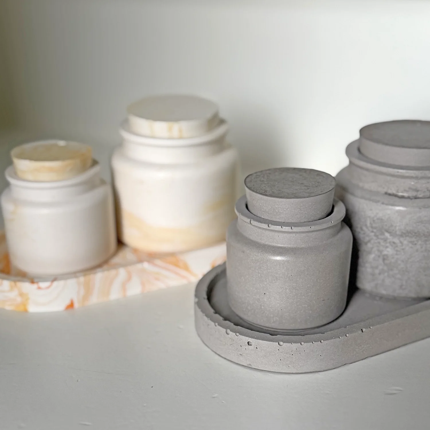 Set Handmade Potjes - Pure Stone - Afbeelding 4