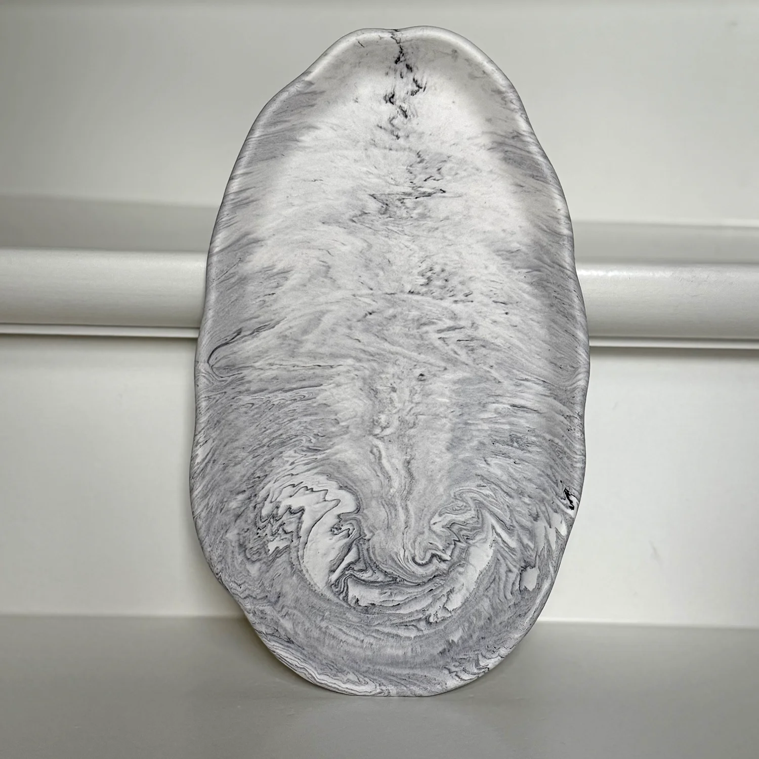 Organisch Bord (ovaal) - Pure Stone - Afbeelding 2